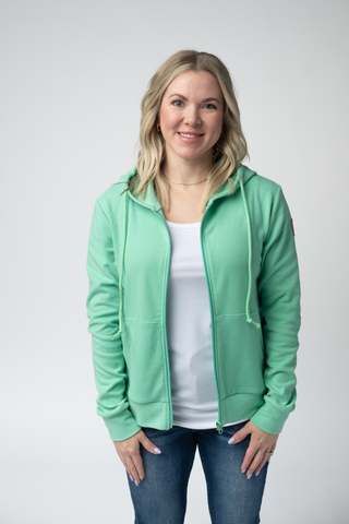Aqua Full Zip Hoodie