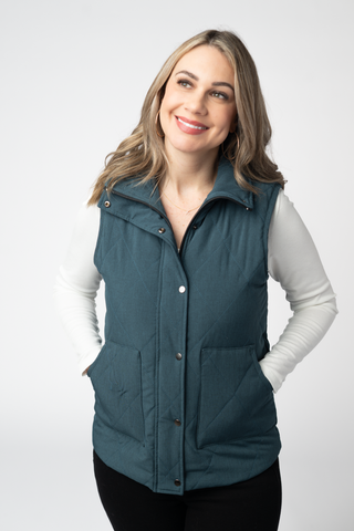 Teal Remy Vest