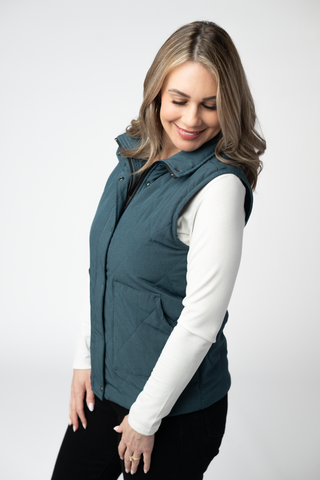 Teal Remy Vest