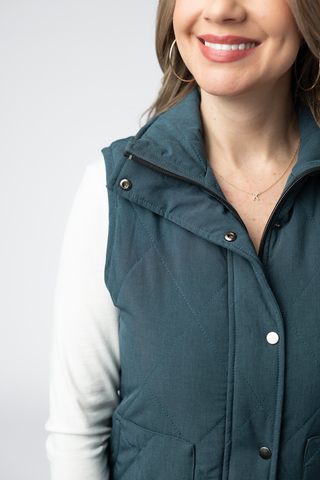 Teal Remy Vest