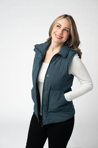 Teal Remy Vest