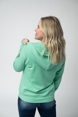 Aqua Full Zip Hoodie