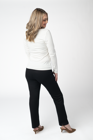 Black Luxe Ankle Pants