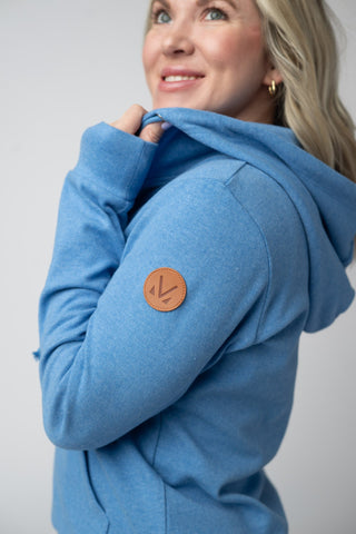 Blue Full Zip Hoodie
