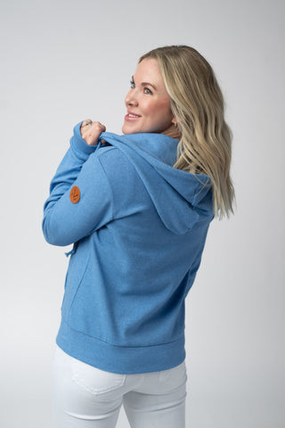 Blue Full Zip Hoodie