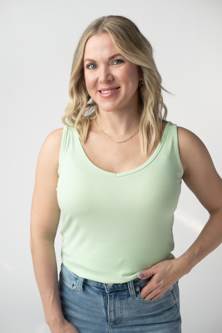 The Kennedy Tank in Lime