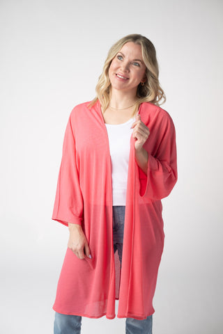 Sun Kissed Coral Kimono