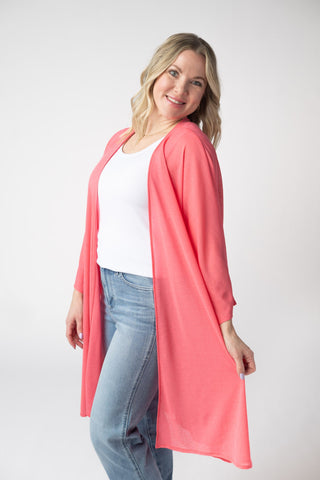Sun Kissed Coral Kimono