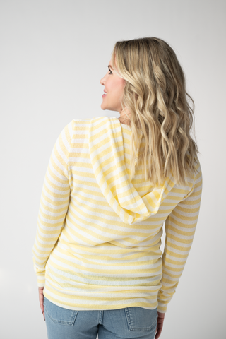 Lemon Striped Hoodie