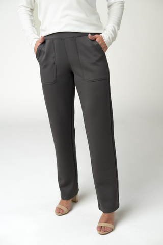 Charcoal Luxe Ankle Pants