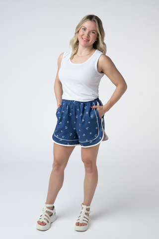 Nautical Navy Shorts