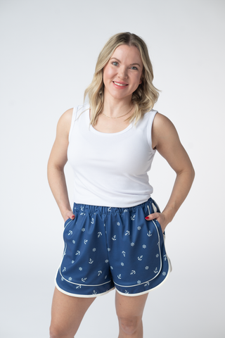 Nautical Navy Shorts