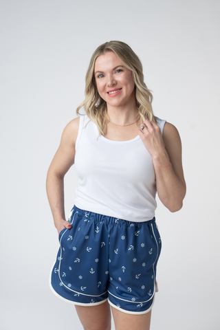 Nautical Navy Shorts