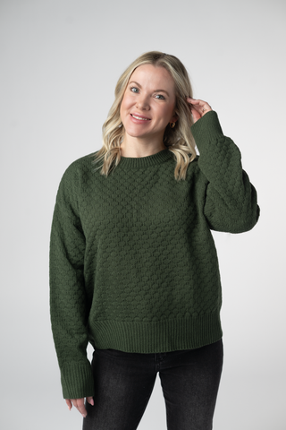 The Gia Sweater in Olive