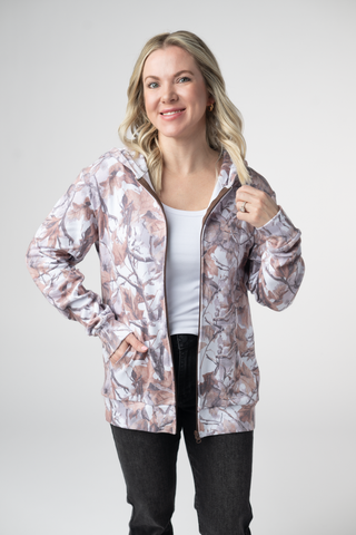 Woodsy Camo Full Zip Hoodie