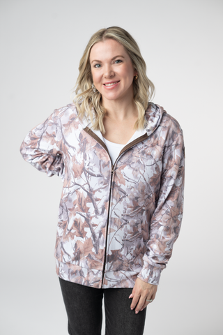 Woodsy Camo Full Zip Hoodie