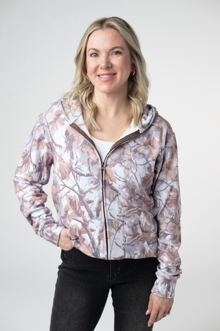 Woodsy Camo Full Zip Hoodie