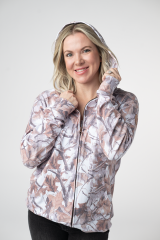 Woodsy Camo Full Zip Hoodie
