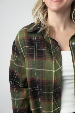 Olive & Brown Flannel