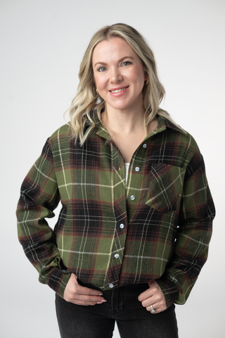 Olive & Brown Flannel
