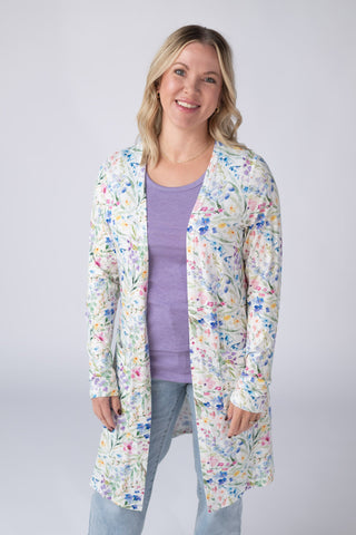 Cottage Floral Classic Cardigan
