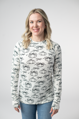 Classic Pumpkins Long Sleeve Top w/ Thumbholes