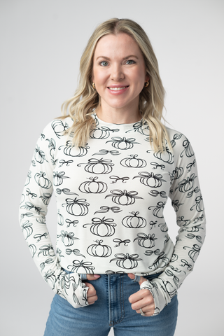 Classic Pumpkins Long Sleeve Top w/ Thumbholes