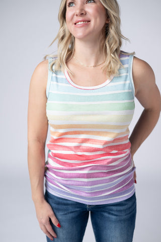 Rainbow Stripes Tank
