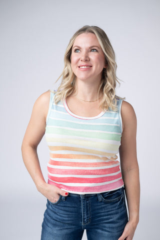 Rainbow Stripes Tank