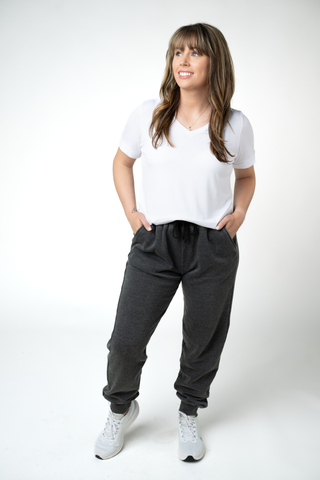 Black Vintage Wash Joggers