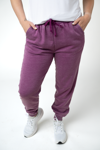 Purple Vintage Wash Joggers