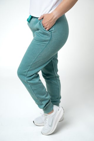 Teal Vintage Wash Joggers