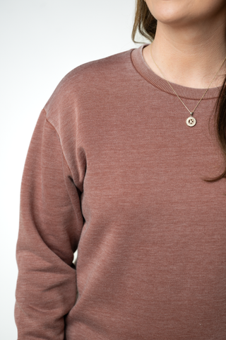 Brown Vintage Wash Pullover