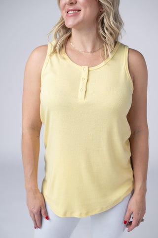 Yellow Henley Tank