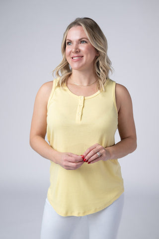 Yellow Henley Tank