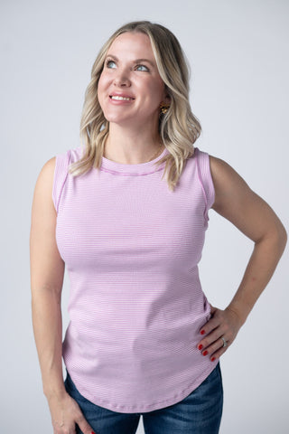 Orchid Micro Striped Tank