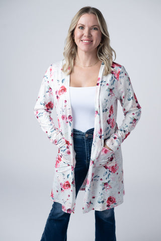 Pink Bloom Classic Cardigan