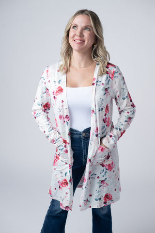 Pink Bloom Classic Cardigan