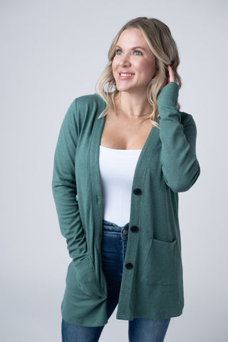 Myrtle Green Cardigan