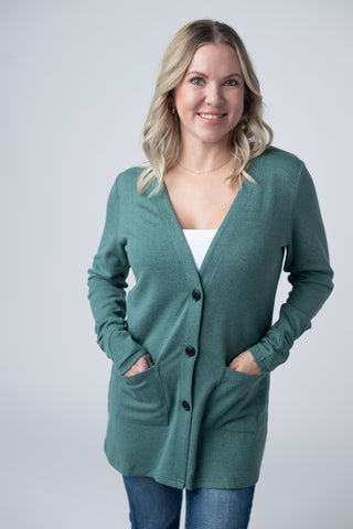 Myrtle Green Cardigan