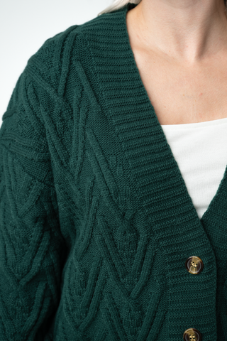 Evergreen Knit Button Sweater