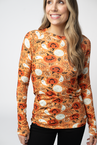 Spooky Autumn Long Sleeve Top