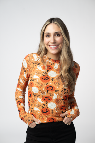 Spooky Autumn Long Sleeve Top