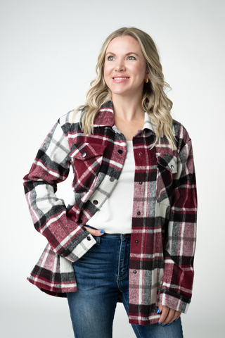 *Pre-Order* Merlot Shacket