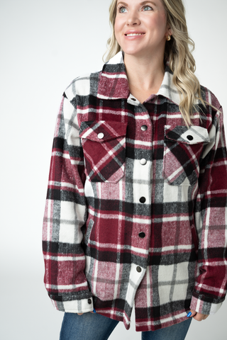 *Pre-Order* Merlot Shacket