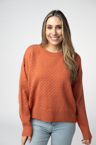 The Gia Sweater in Pumpkin