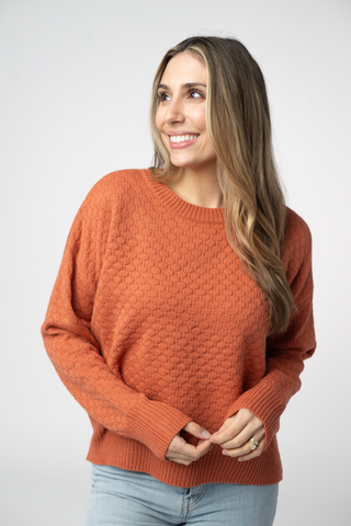 The Gia Sweater in Pumpkin