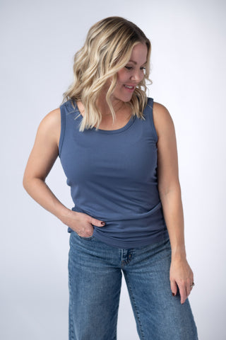 Dusty Blue Tank