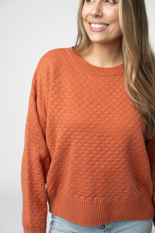 The Gia Sweater in Pumpkin