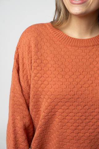 The Gia Sweater in Pumpkin